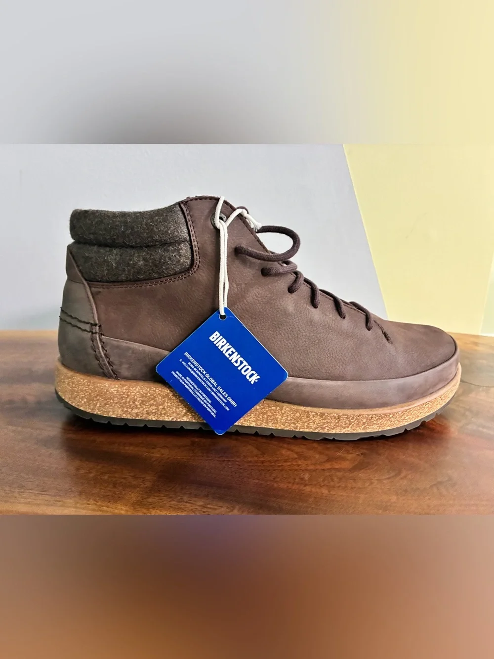 Birkenstock Honnef High Nubuck Leather Boot, Roast color, EU 44, US M 11, NWT